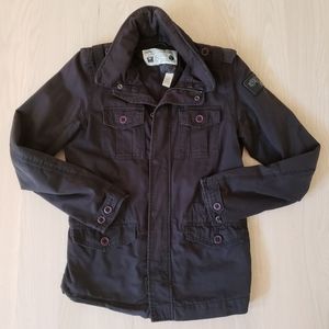 Men's Black Diesel Jacket - Size Small